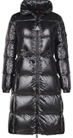 (Women) Moncler Long Goose Down Collar Coat Black F20931C56800C0064999 (Women) Moncler Long Goose Down Collar Coat Black F20931C56800C0064999