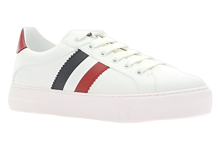 (W) Moncler Low-Top Lace-Up Sneaker 'White' 圖 3