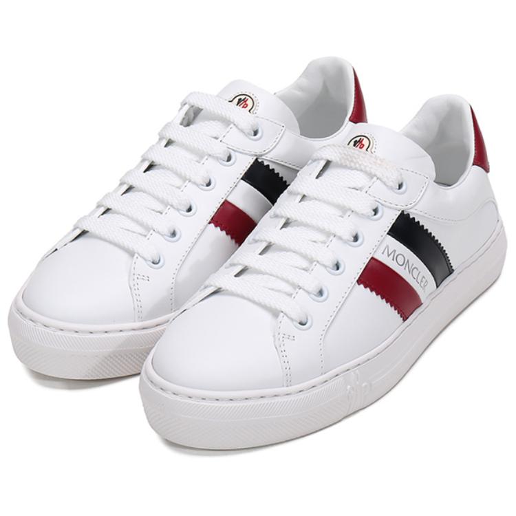 (W) Moncler Low-Top Lace-Up Sneaker 'White' 圖 4