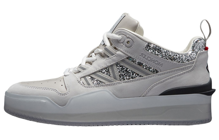 (W) Moncler Low-Top Leather Sneakers 'White Fashion'