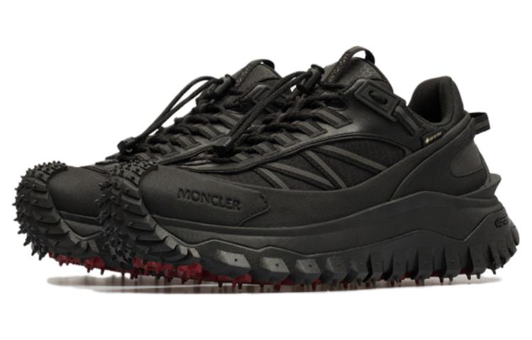 (W) Moncler Low-Top Round Toe 'Black Lifestyle' 圖 2