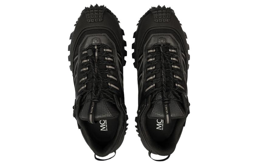 (W) Moncler Low-Top Round Toe 'Black Lifestyle' 圖 3