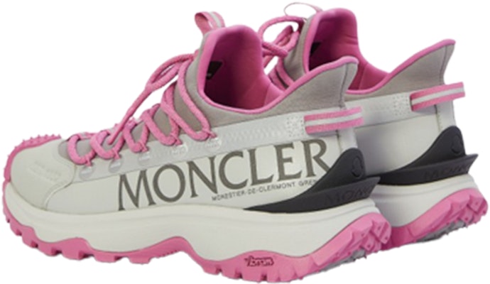Moncler盟可睐 圓頭繫帶 防滑 低幫 生活休閒鞋 女款 灰粉色 Lookbook Moncler盟可睐 圓頭繫帶 防滑 低幫 生活休閒鞋 女款 灰粉色
