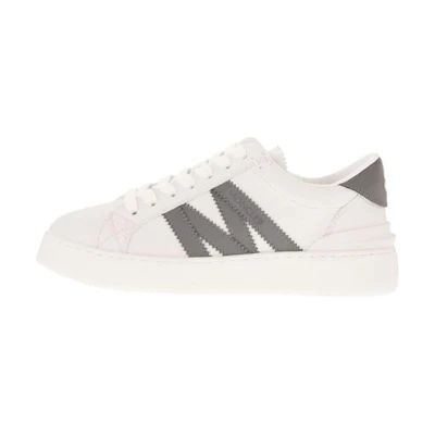 (W) Moncler Low-Top Fashion Sneakers 'White Leather Logo'