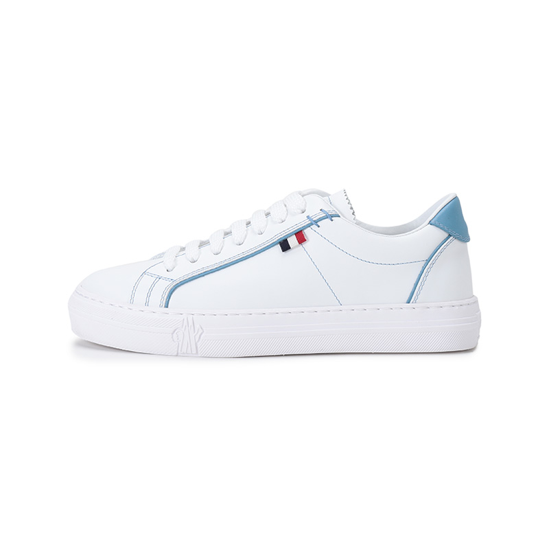 (W) Moncler Low-Top Leather 'White Fashion'