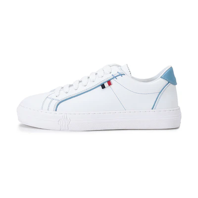 (W) Moncler Low-Top Leather 'White Fashion'