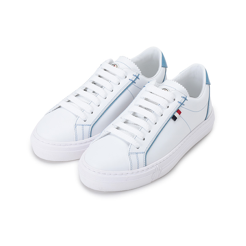 (W) Moncler Low-Top Leather 'White Fashion' 圖 3