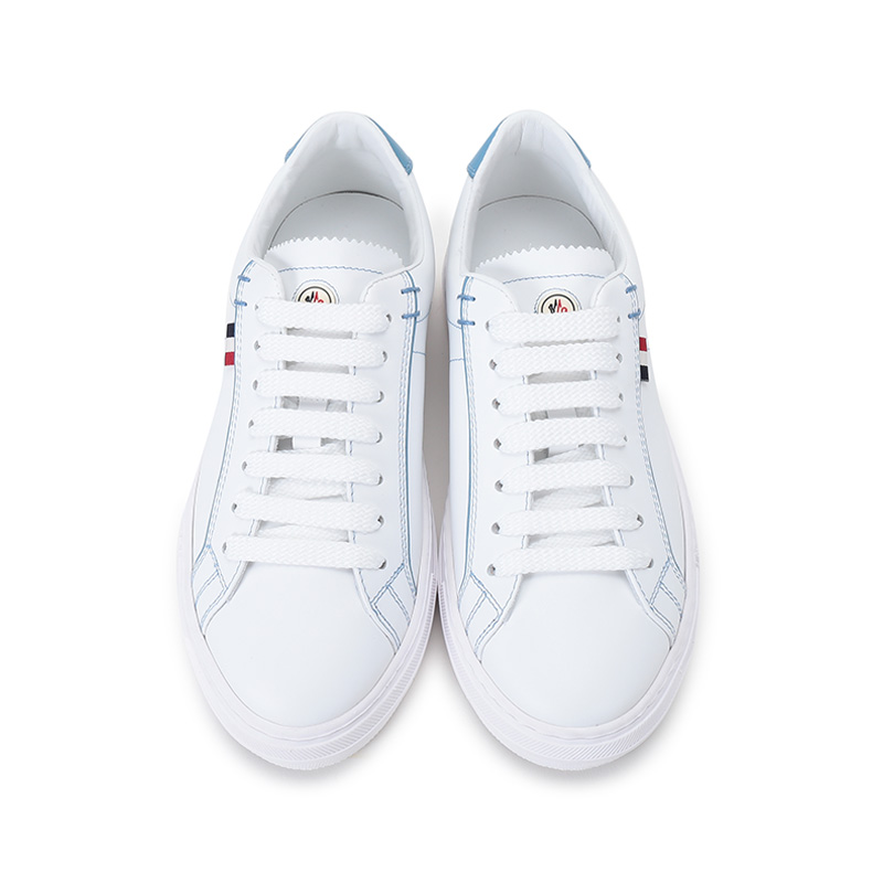 (W) Moncler Low-Top Leather 'White Fashion' 圖 4