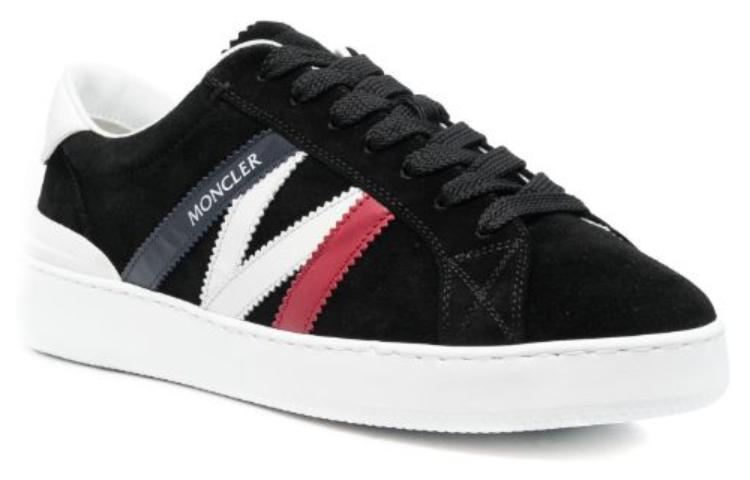 (W) Moncler Low-Top Sneaker 'Black Velvet' 圖 2