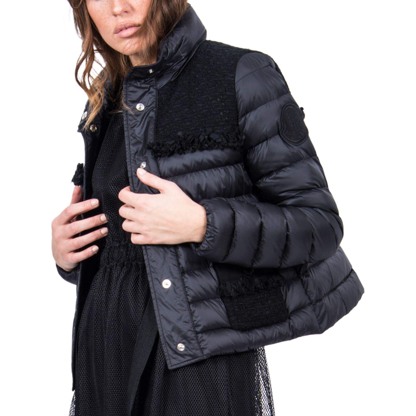 (Women) Moncler LUNAIRE Wool-Blend Down Jacket  Black F10931A50300C0358 圖 5
