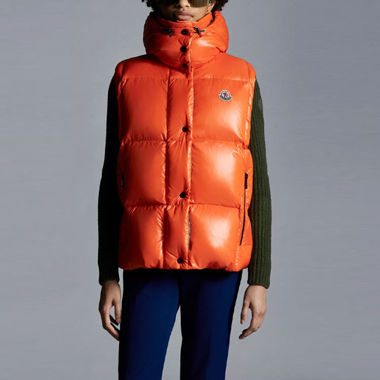 (Women) Moncler Luzule FW21 Detachable Hood Down Vest Women’s Orange G20931A0009968950326 圖 4
