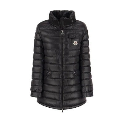 (Women) Moncler MADINE Black Puffer Jacket with Logo and Zipper Design. I10931A00008595ZZ999