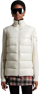 (W) 蒙克莱 MAGLIA CARDIGAN FW22 白色拉链短款冬季羽绒夹克 H20939B00026M1131034 Purchase (W) 蒙克莱 MAGLIA CARDIGAN FW22 白色拉链短款冬季羽绒夹克 H20939B00026M1131034