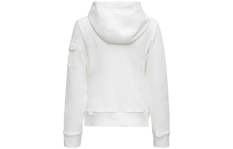 (Women) Moncler Maglia Logo Patch Hooded Down Jacket White 8G00028809DH032 圖 3