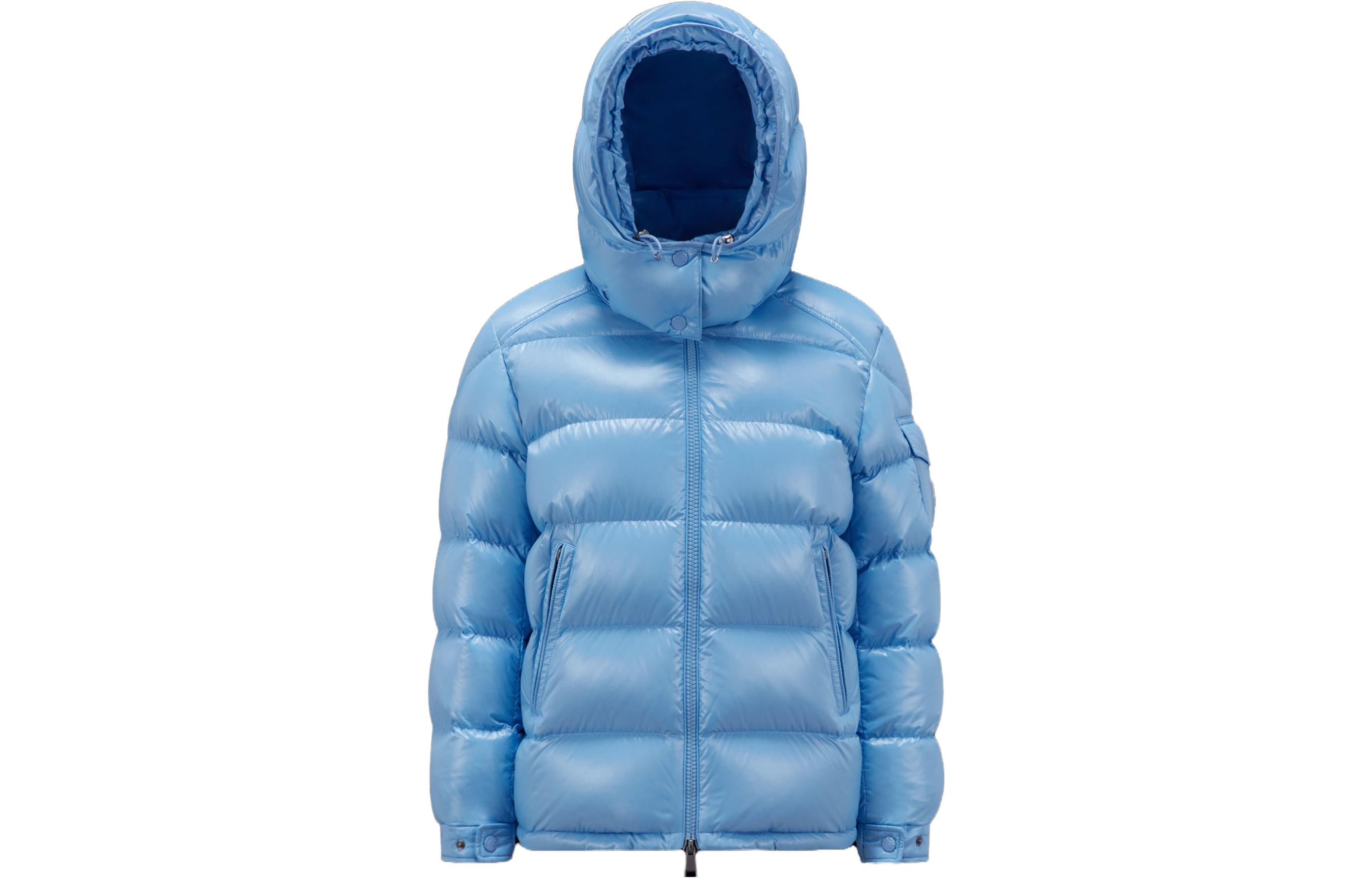 (Women) Moncler Maire Series Solid Color Hooded Down Jacket Powder Blue Women. I20931A0014268950713 圖 2