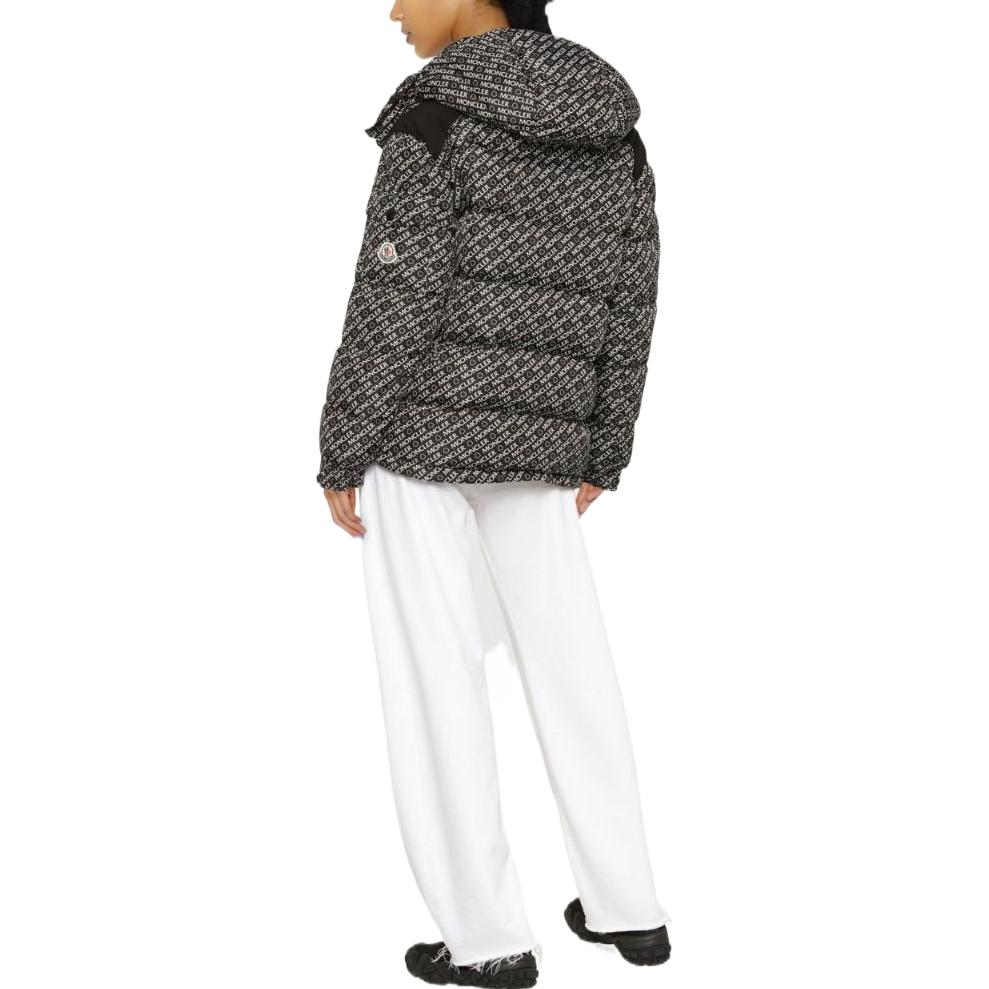 (Women) Moncler Maire SS22  Short Puffer Jacket Black Winter Warm Logo Print. H20931A00149596CFF90 圖 4