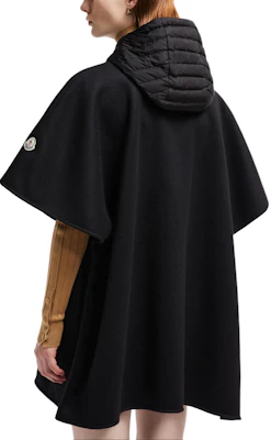 (W) Moncler Mantella Capa con Capucha Cremallera Negra. J20933G000030U261999 Shop (W) Moncler Mantella Capa con Capucha Cremallera Negra. J20933G000030U261999