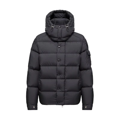 (Women) Moncler Maya 70th Anniversary Short Down Jacket Black Logo Design. J20931A0016954A81999
