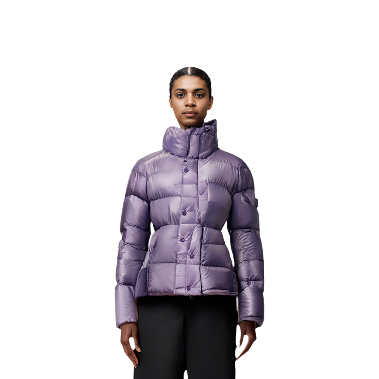 (Women) Moncler Maya FW22  Lavender Short Hooded Down Jacket H20931A001535969T605 圖 5