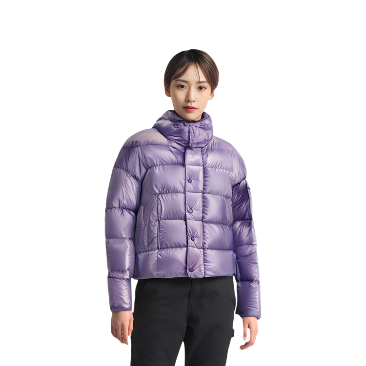 (Women) Moncler Maya FW22  Lavender Short Hooded Down Jacket H20931A001535969T605 圖 6