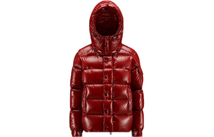 (Women) Moncler Maya FW22 Short Glossy Hooded Down Jacket  Warm Coat. H20931A001535969T469