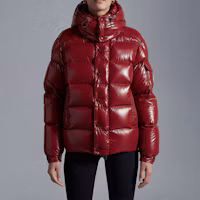Purchase (W) Moncler Maya FW22 短款亮面連帽羽絨外套 保暖外套. H20931A001535969T469