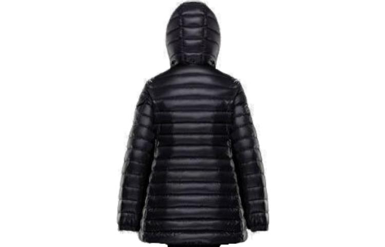 (Women) Moncler Menthe Winter Down Jacket with Logo Hooded Black 0931C10000C0070999 圖 3