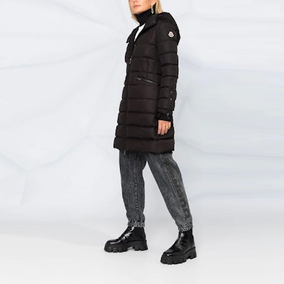 (W) Moncler連帽中長版羽絨外套冬季黑色 F20931C56300C0063 Purchase (W) Moncler連帽中長版羽絨外套冬季黑色 F20931C56300C0063