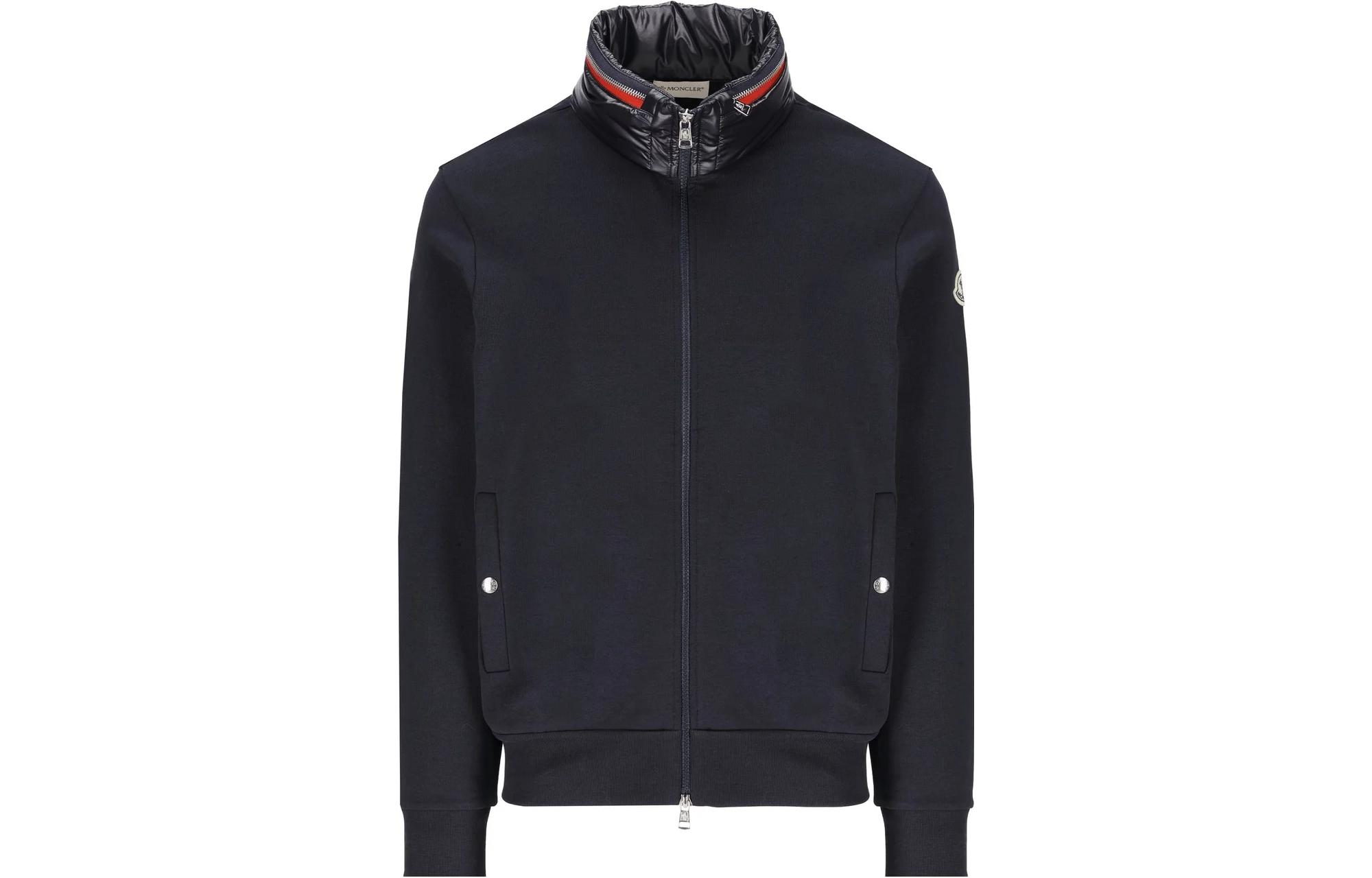 (Women) Moncler Minimalist Zip-Up Jacket with Badge and Straight-Fit Design 8G00037-89A5W-778