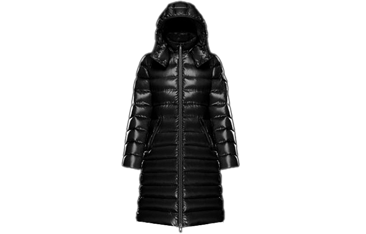 (Women) Moncler Moka Black Long Hooded Down Puffer Coat Winter Warm Jacket 093498170568950999 圖 2