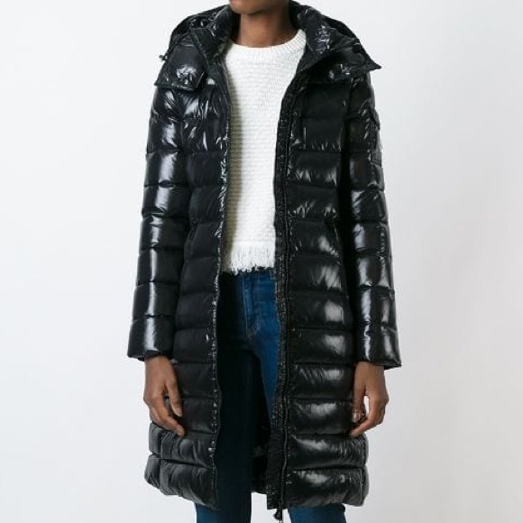(Women) Moncler Moka Black Long Hooded Down Puffer Coat Winter Warm Jacket 093498170568950999 圖 4