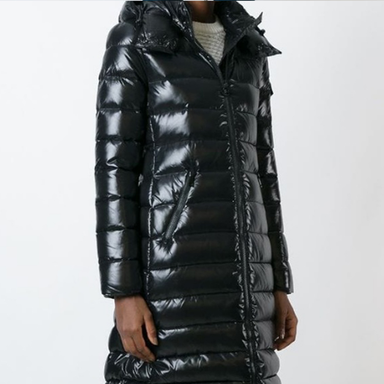 (Women) Moncler Moka Black Long Hooded Down Puffer Coat Winter Warm Jacket 093498170568950999 圖 5