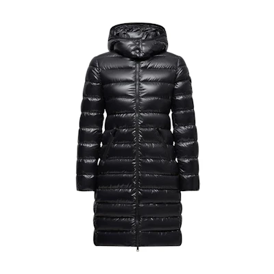 (Women) Moncler Moka Long Down Coat Black Waterproof Ski Jacket 0931C5130068950999