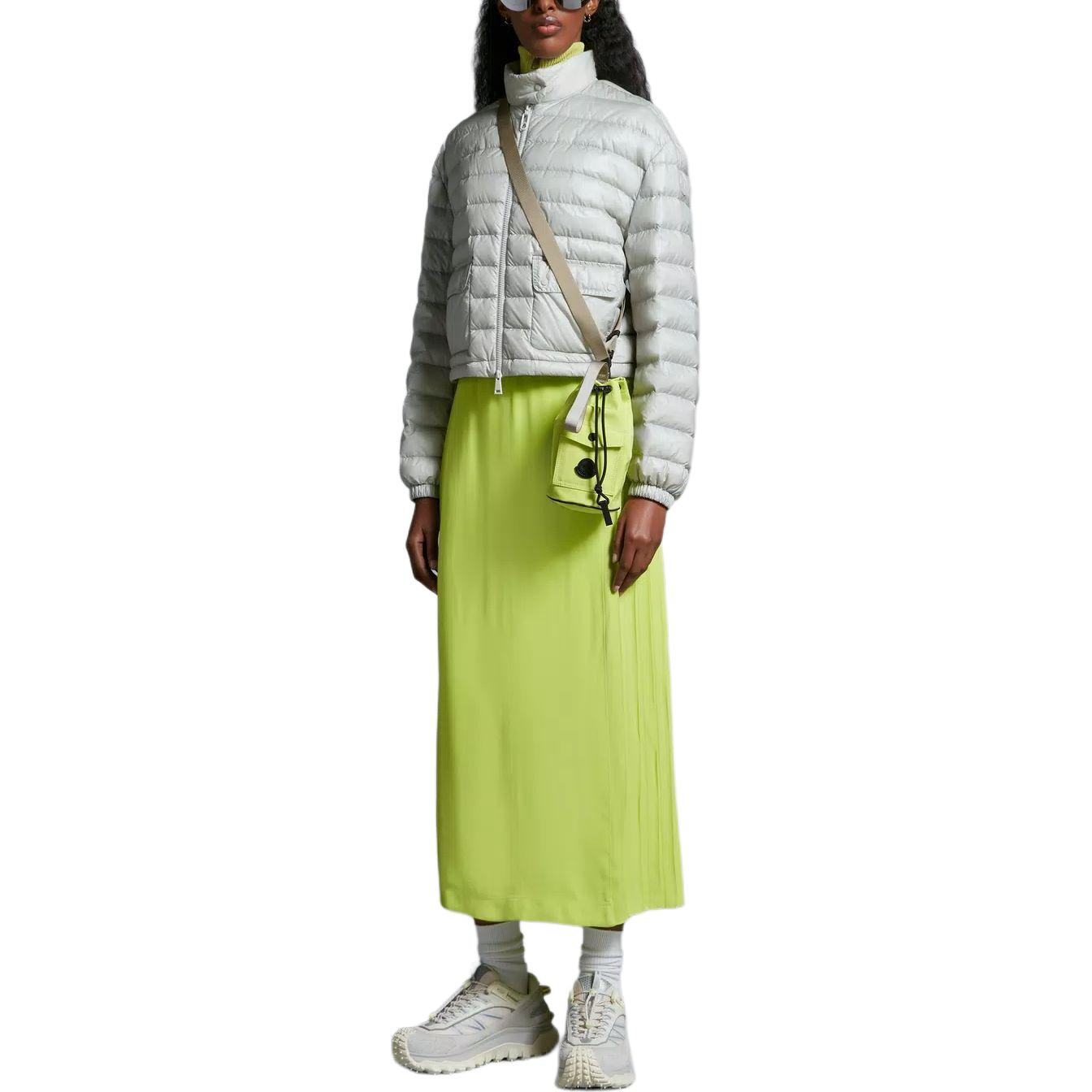 (Women) Moncler Morelans  Light Grey Down Jacket with Zip and Stand Collar. J10931A000465964A91Y 圖 4