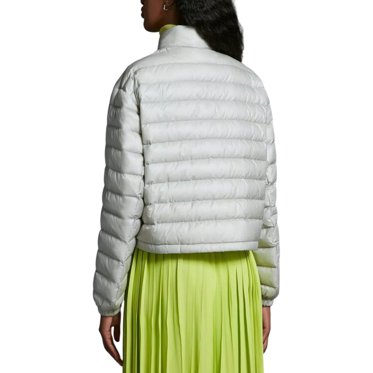 (Women) Moncler Morelans  Light Grey Down Jacket with Zip and Stand Collar. J10931A000465964A91Y 圖 5