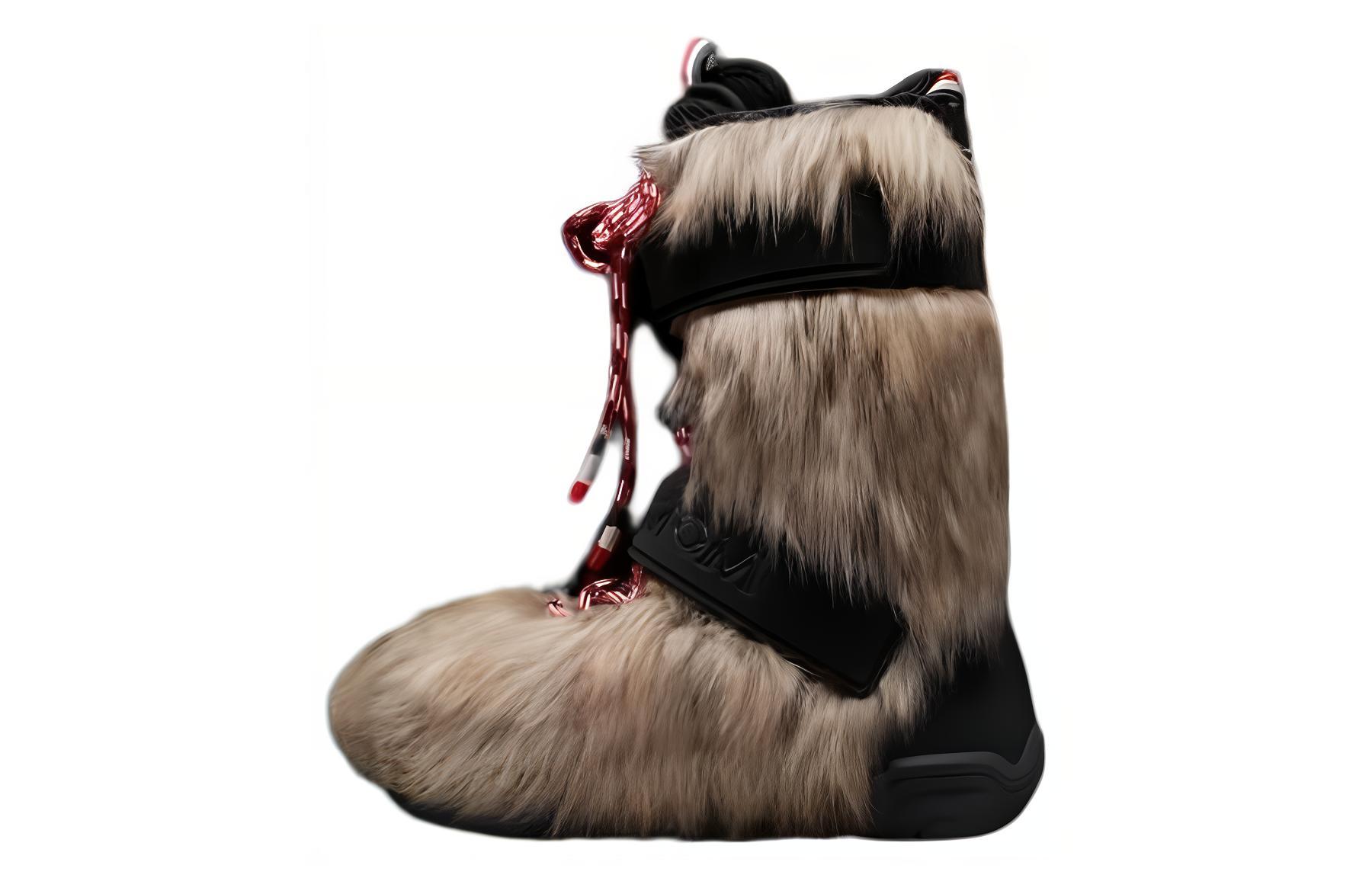 (Women) Moncler Nabil Mid-Calf Snow Boots 'Light Brown' H20984H00020M2324F09