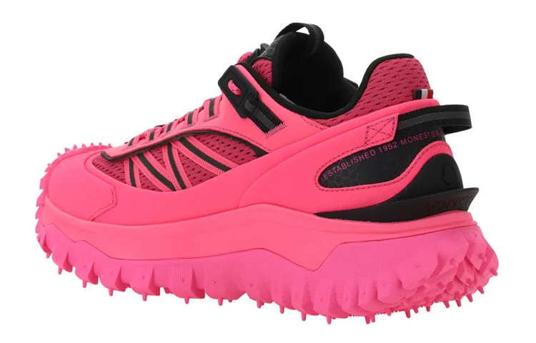 (W) Moncler Nylon Logo Low-Top Sneaker 'Pink' 圖 4