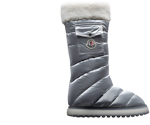 (Women) Moncler Nylon Round Toe Mid-Cut Snow Boots 'Grey' H209B4H00010M1935900 Order (Women) Moncler Nylon Round Toe Mid-Cut Snow Boots 'Grey' H209B4H00010M1935900