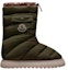 Order (W) But Moncler Hujung Bulat Pertengahan Anak Betis 'Hijau Zaitun' I209B4H00070M3667825