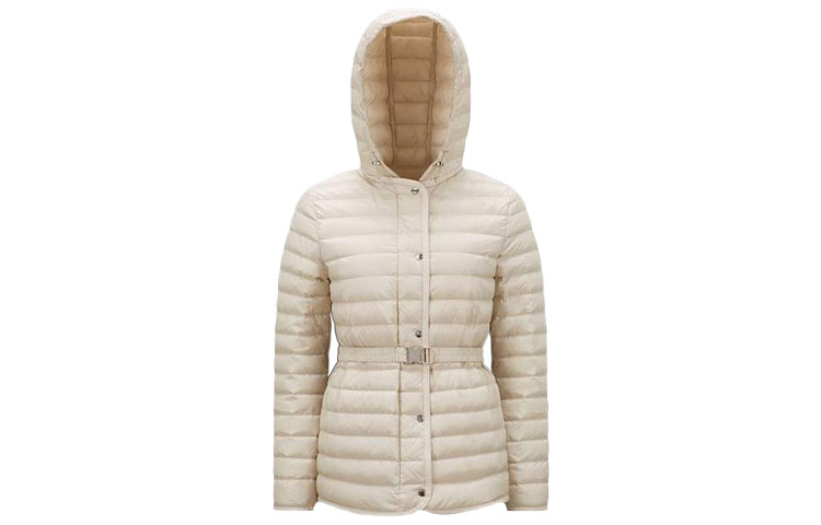 (Women) Moncler Oredon  White Belted Long Sleeve Down Jacket. I10931A00037595FE20F 圖 2