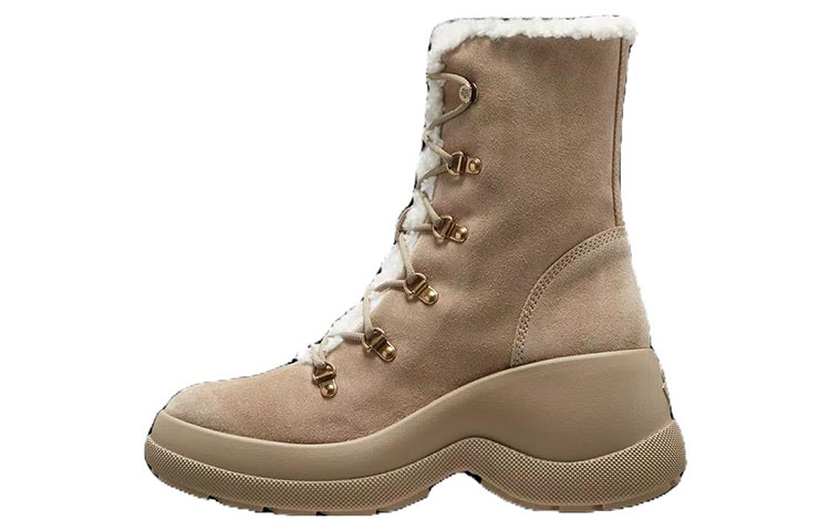 (W) Moncler Padded Ankle Boots 'Beige'