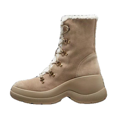 (W) Moncler Padded Ankle Boots 'Beige'