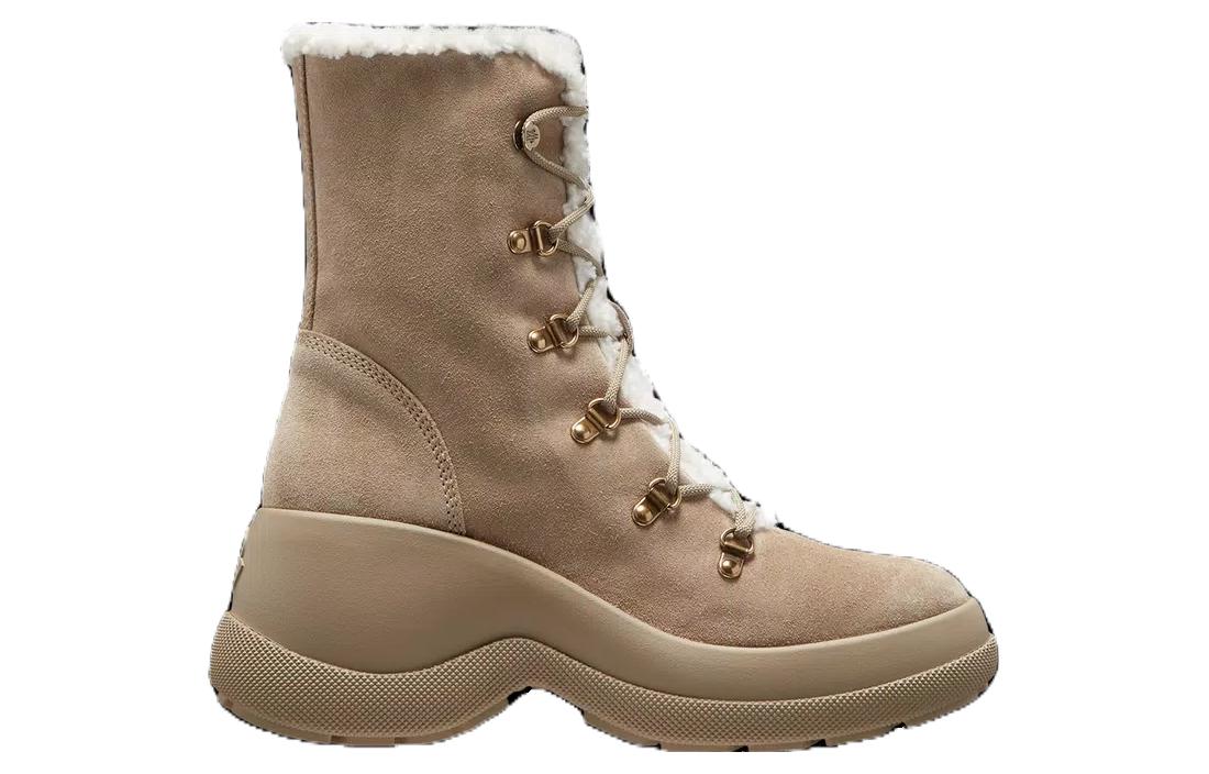 (W) Moncler Padded Ankle Boots 'Beige' 圖 2