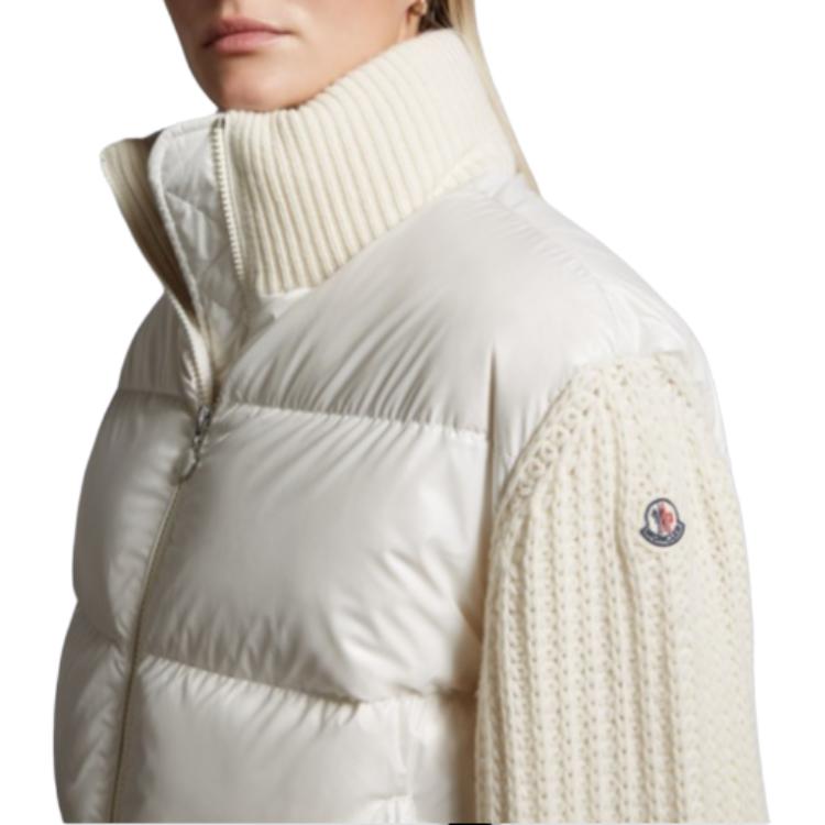 (Women) Moncler Padded Corduroy  Zip-Up Down Jacket Off-White I20939B00025M1241035 圖 3