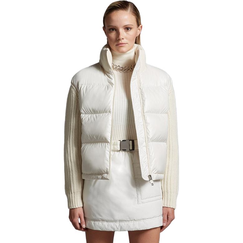 (Women) Moncler Padded Corduroy  Zip-Up Down Jacket Off-White I20939B00025M1241035 圖 4