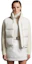 Shop (W) Moncler 絨面拉鍊羽絨外套 米白色 I20939B00025M1241035