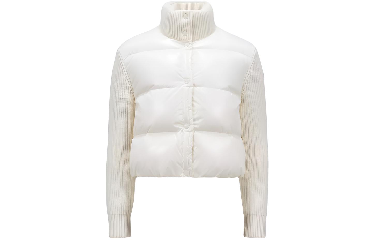 (Women) Moncler Padded Corduroy Series  Down Jacket with Pockets and Hidden Buttons. J10939B00002M1241035