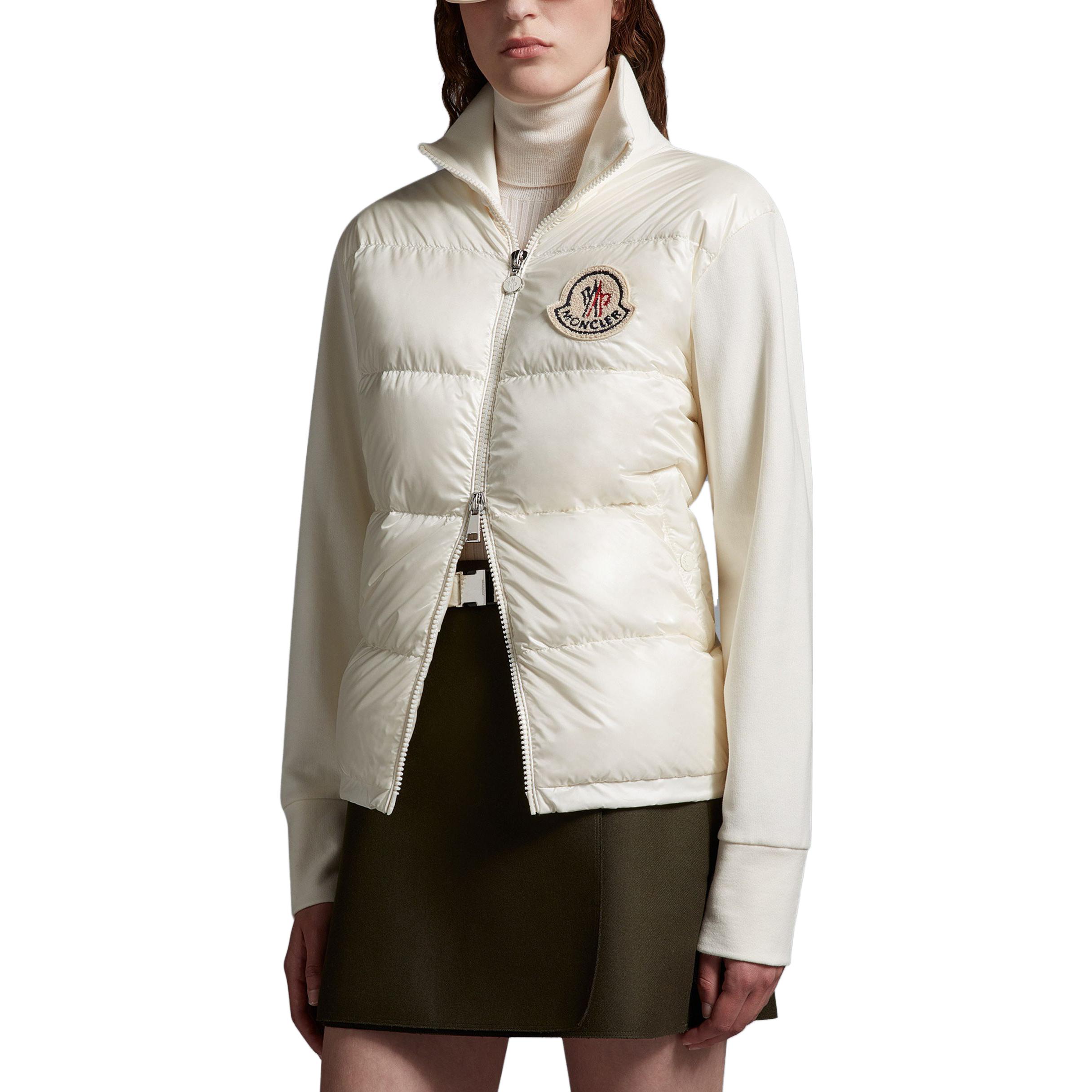Shop (W) Moncler 灰白色燈芯絨羽絨外套 冬季系列 I20938G0001489A2Y034