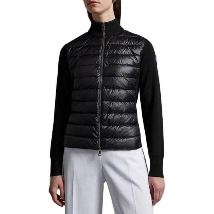 Lookbook (W) Moncler Kardigan Wool Corduroy Hitam Wanita. J10939B00025M1131999