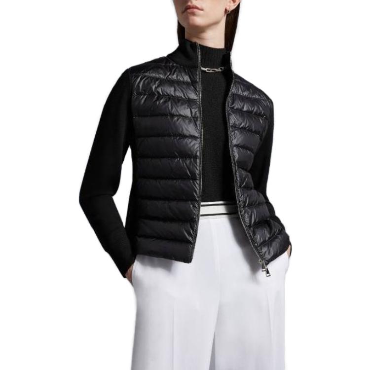 Purchase (W) Moncler Kardigan Wool Corduroy Hitam Wanita. J10939B00025M1131999